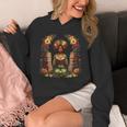 Educated Melanin Queen Afro Women Reading Book History Unisex Hoodie