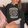 Education Is Freedom Knowledge Power MotivationBook Lover Unisex Hoodie Education Is Freedom Knowledge Power MotivationBook Lover Unisex Hoodie