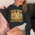 Every Bunny Loving Read Easter Eggs Bunny Book Bookworm Unisex Hoodie