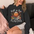 Fall In Love With Reading Autumn Librarian Cute Book Lover Unisex Hoodie Fall In Love With Reading Autumn Librarian Cute Book Lover Unisex Hoodie