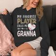 My Favorite Player Calls Me Granna Baseball Leopard Unisex Hoodie My Favorite Player Calls Me Granna Baseball Leopard Unisex Hoodie