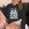 Fiction Addiction Book Reader And Booklover Unisex Hoodie Fiction Addiction Book Reader And Booklover Unisex Hoodie