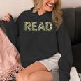 Floral Read Typography Aesthetic Book Lover Unisex Hoodie Floral Read Typography Aesthetic Book Lover Unisex Hoodie