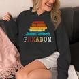 Freadom Read Banned Books Reader Bookworm Unisex Hoodie Freadom Read Banned Books Reader Bookworm Unisex Hoodie