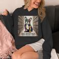 French Bulldog Dog Books Nerds Book Readers French Bulldog Unisex Hoodie