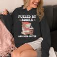 Fueled By Books And Iced Coffee Coffee Read Book Lover Unisex Hoodie
