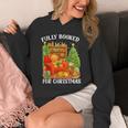 Fully Booked For Christmas Holiday Book Lover Santa Unisex Hoodie