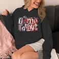 Game Day Baseball Leopard Coquette Bow Mama Mom Sister Unisex Hoodie Game Day Baseball Leopard Coquette Bow Mama Mom Sister Unisex Hoodie