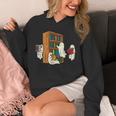 Ghosts Reading Books Teacher Halloween Librarian Boooks Unisex Hoodie Ghosts Reading Books Teacher Halloween Librarian Boooks Unisex Hoodie