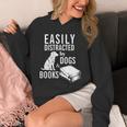 Golden Retriever Easily Distracted By Books And Dogs Premium Tri-Blend Unisex Hoodie