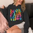 Groovy 70s Book Fair Vibe Tie Dye Reading School Librarian Unisex Hoodie Groovy 70s Book Fair Vibe Tie Dye Reading School Librarian Unisex Hoodie