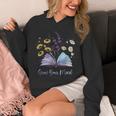 Grow Your Mind Wildflower Book Floral Motivation Unisex Hoodie Grow Your Mind Wildflower Book Floral Motivation Unisex Hoodie