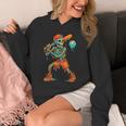 Halloween Baseball Skeleton Ice Cream Drip Baseball Boys Kid Unisex Hoodie Halloween Baseball Skeleton Ice Cream Drip Baseball Boys Kid Unisex Hoodie