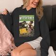 Halloween Horror Vintage Witch Zombie Comic Book Retro Scary Unisex Hoodie