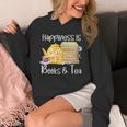 Happiness Is Books And Tea Unisex Hoodie Happiness Is Books And Tea Unisex Hoodie