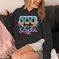 Happy 100 Days Of School Baseball Drip For Kids Teachers Unisex Hoodie