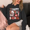 Happy 100 Days Of School Baseball Football PE Teacher Unisex Hoodie Happy 100 Days Of School Baseball Football PE Teacher Unisex Hoodie