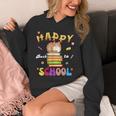 Happy Back To School Cat Books The Start Of The School Year Unisex Hoodie Happy Back To School Cat Books The Start Of The School Year Unisex Hoodie