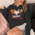 Happy Valentine’s Day Basketball Football Baseball Hearts Unisex Hoodie