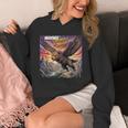 Hawk Bear Hybrid Comic Book Style Unisex Hoodie