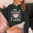 My Heart Is On That Field Baseball Unisex Hoodie My Heart Is On That Field Baseball Unisex Hoodie