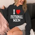 I Heart Love Fictional Men Book Movies Literature Reading Unisex Hoodie