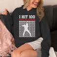 I Hit 100 Days Of School Baseball 100 Day Of School Unisex Hoodie I Hit 100 Days Of School Baseball 100 Day Of School Unisex Hoodie