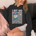 I Hit 100 Days Of School Baseball Ice Cream Drip Boys Girls Unisex Hoodie I Hit 100 Days Of School Baseball Ice Cream Drip Boys Girls Unisex Hoodie