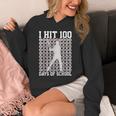 I Hit 100 Days Of School Boys Kids 100th Day Balls Baseball Unisex Hoodie I Hit 100 Days Of School Boys Kids 100th Day Balls Baseball Unisex Hoodie