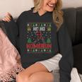 Ho Ho Homerun Xmas Sports Player Baseball Ugly Christmas Unisex Hoodie Ho Ho Homerun Xmas Sports Player Baseball Ugly Christmas Unisex Hoodie