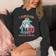 HUGvyn I Survived 100 Days Of School Baseball 6 7 Ice Cream Unisex Hoodie HUGvyn I Survived 100 Days Of School Baseball 6 7 Ice Cream Unisex Hoodie