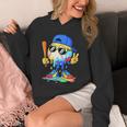 Ice Cream Baseball Drip Spots Sprinkle For Boys Youth Kids Unisex Hoodie