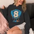 Ice Cream Baseball Glove 8th Birthday Edition Unisex Hoodie