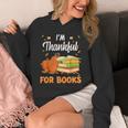 I'm Thankful For Books Lover Reading Pumpkin Thanksgiving Unisex Hoodie I'm Thankful For Books Lover Reading Pumpkin Thanksgiving Unisex Hoodie