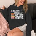 Intelligent People Don't Ban Books Reading Bookish Librarian Unisex Hoodie Intelligent People Don't Ban Books Reading Bookish Librarian Unisex Hoodie
