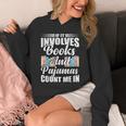 If It Involves Books And Pajamas Count Me In Vintage Reading Unisex Hoodie