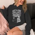 Just a Girl Who Loves Books Book Lover Reading For Women Unisex Hoodie