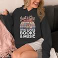 Just a Girl Who Loves Books And Music Unisex Hoodie