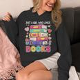 Just A Girl Who Loves Books Reading Library Unisex Hoodie