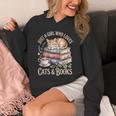 Just A Girl Who Loves Cats And Books Reading Librarian Unisex Hoodie Just A Girl Who Loves Cats And Books Reading Librarian Unisex Hoodie