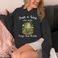 Just A Girl Who Loves Frogs And Books Cute Reading Unisex Hoodie Just A Girl Who Loves Frogs And Books Cute Reading Unisex Hoodie