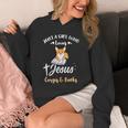 Just A Girl Who Loves Jesus And Corgis And Books Unisex Hoodie