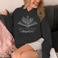 Just One More Chapter Book & Flowers Unisex Hoodie Just One More Chapter Book & Flowers Unisex Hoodie