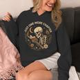 Just One More Chapter Book Lover Bookish Reading Skeleton Unisex Hoodie