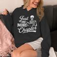 Just One More Chapter Book Lover Reading Bookworm Reader Unisex Hoodie