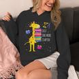Just One More Chapter Cute Giraffe Book Reading Nerd Unisex Hoodie