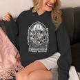 Just One More Chapter Gothic Skeleton Reading Occult Book Unisex Hoodie