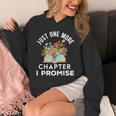 Just One More Chapter I Promise Book Lover Worm Nerd Unisex Hoodie