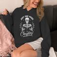 Just One More Chapter Skeleton Reader Halloween Book Lover Unisex Hoodie