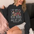 I Just Want To Read Books & Pet Cats Cats And Books Unisex Hoodie I Just Want To Read Books & Pet Cats Cats And Books Unisex Hoodie